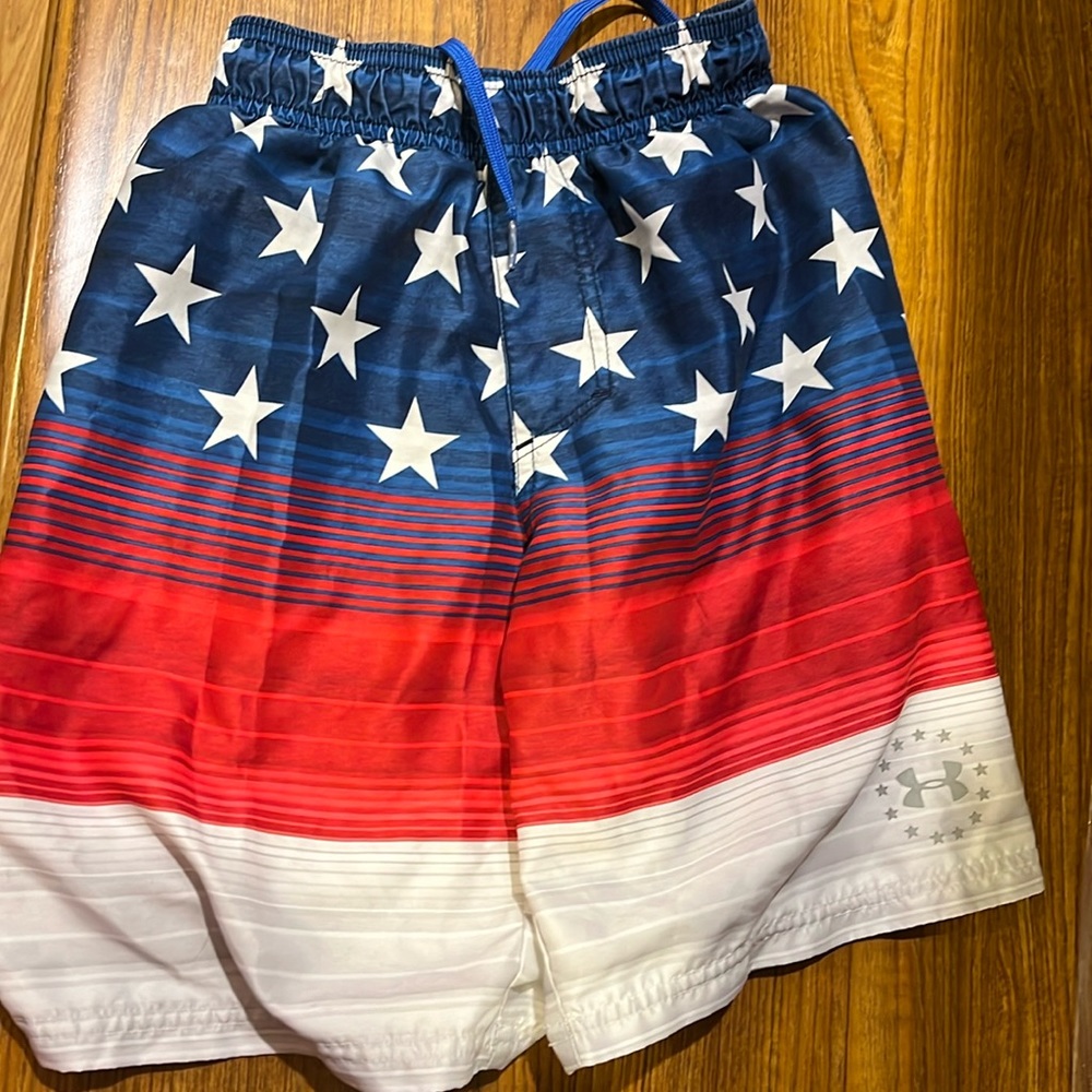 UA swim trunks